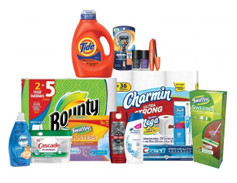 Get free name brand coupons Tide, Bounty and more.