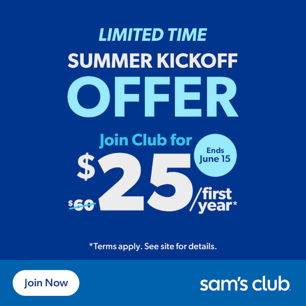 Sams club membership deal