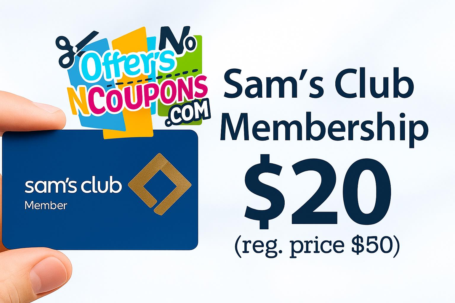 Sams Club membership for only $20